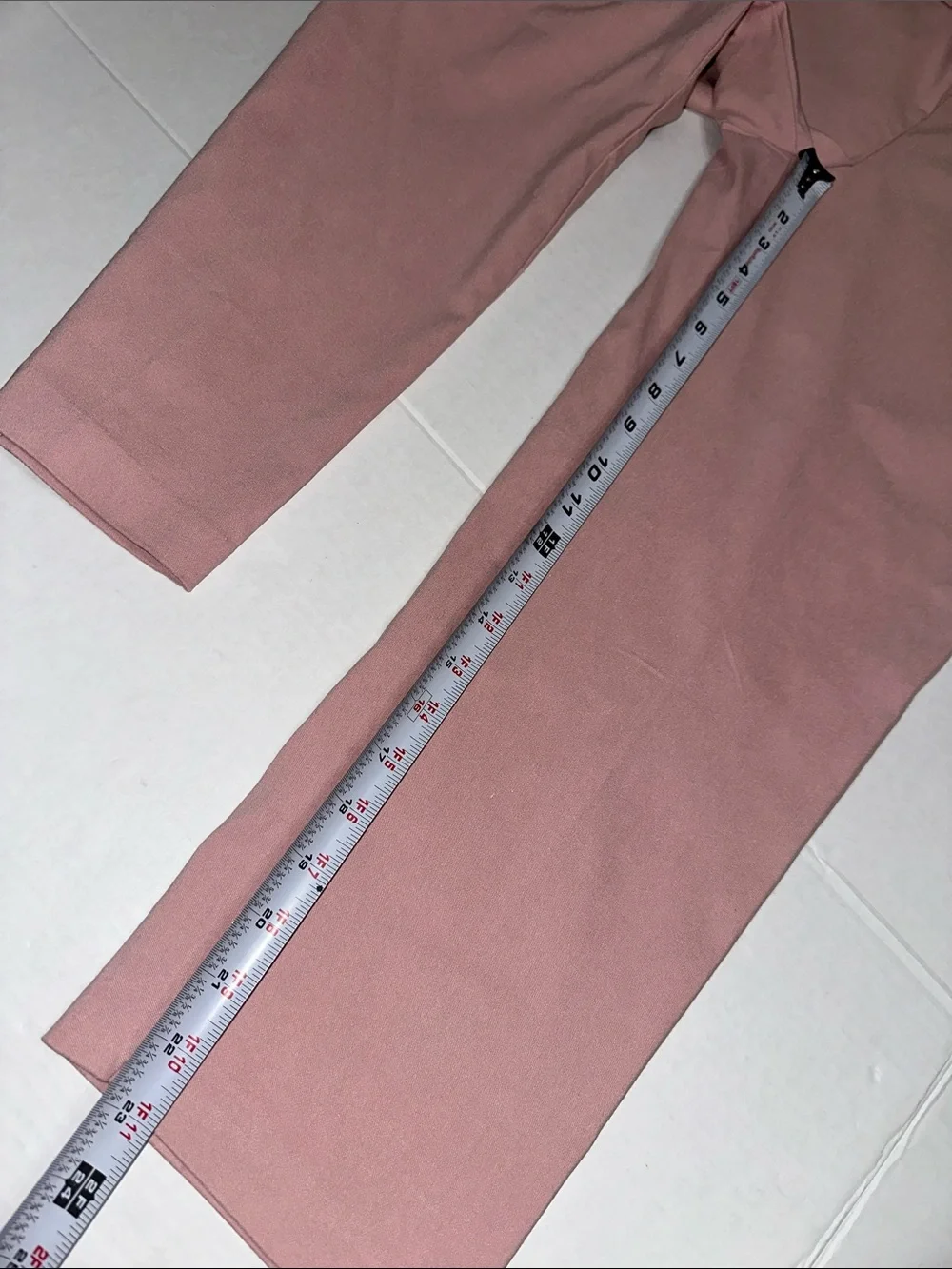 NEW Premise Tummy Control Bengaline Pant Light Pink Stretchy Work Womens Large